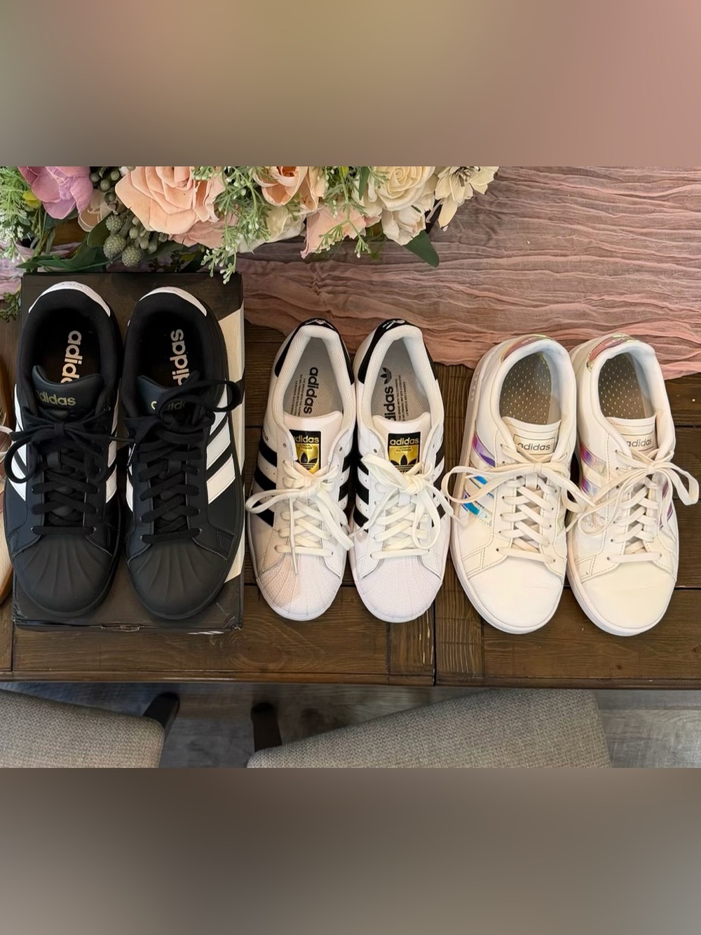 Bundle - lot of 3 pairs of adidas shoes size 9